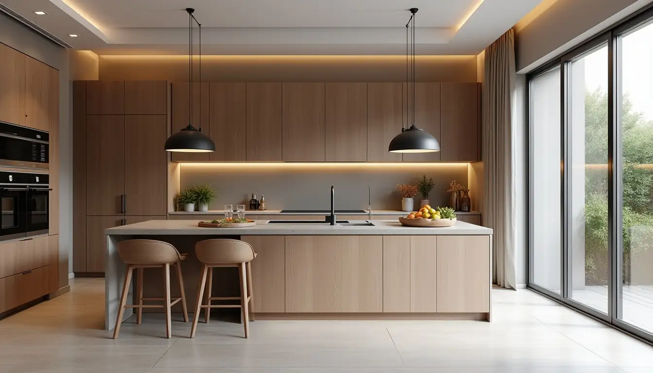 Gölbaşı villa tadilatında modern mutfak planlaması