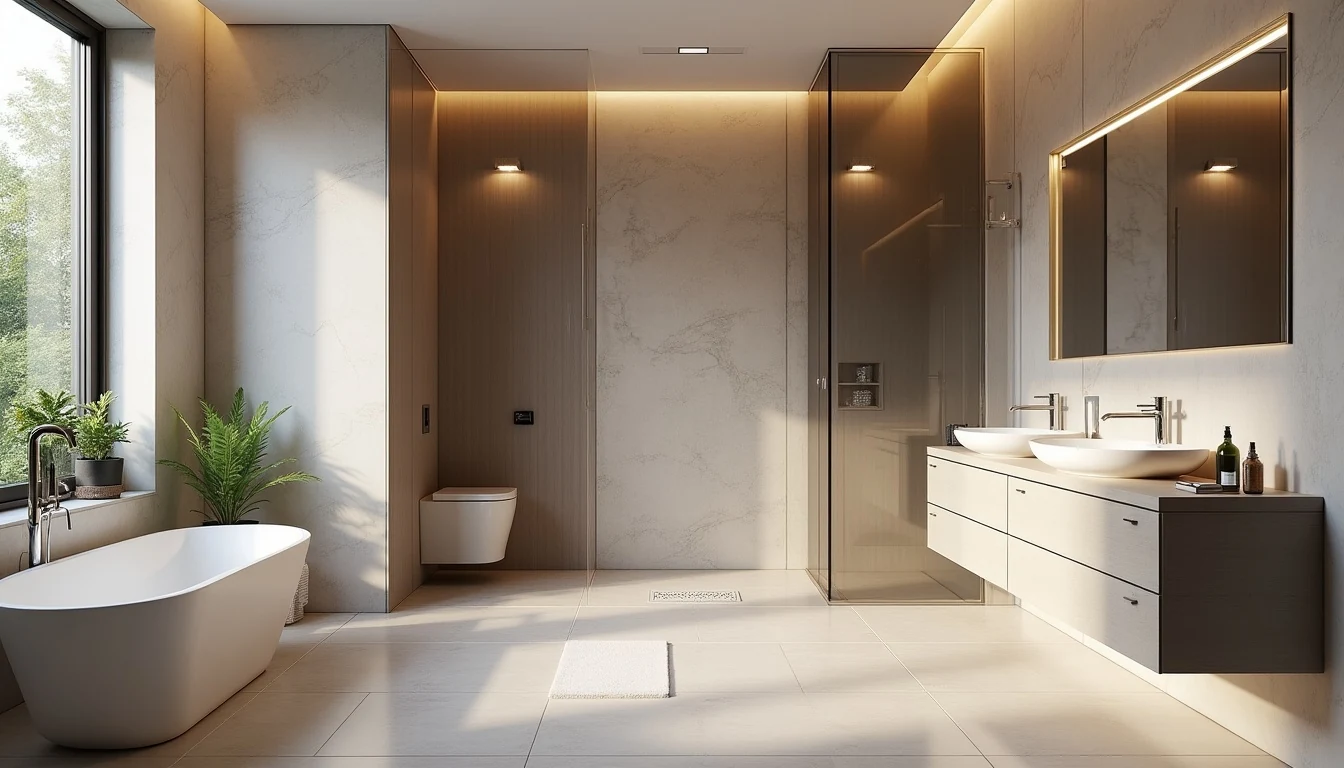 Gölbaşı villa tadilatında modern banyo yenilemesi