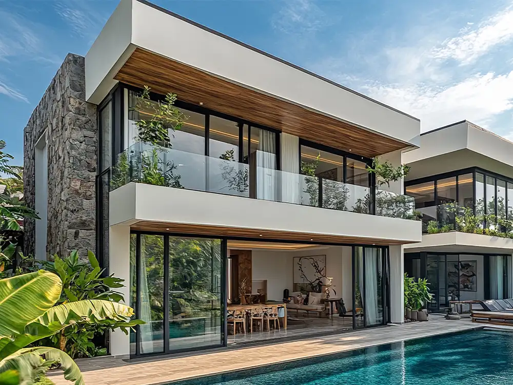 Alacaatlı villa iç mimar